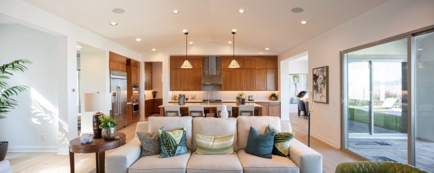 Furnished interior view inside a new home in Elegance at Eastmark, Mesa (Image 25).