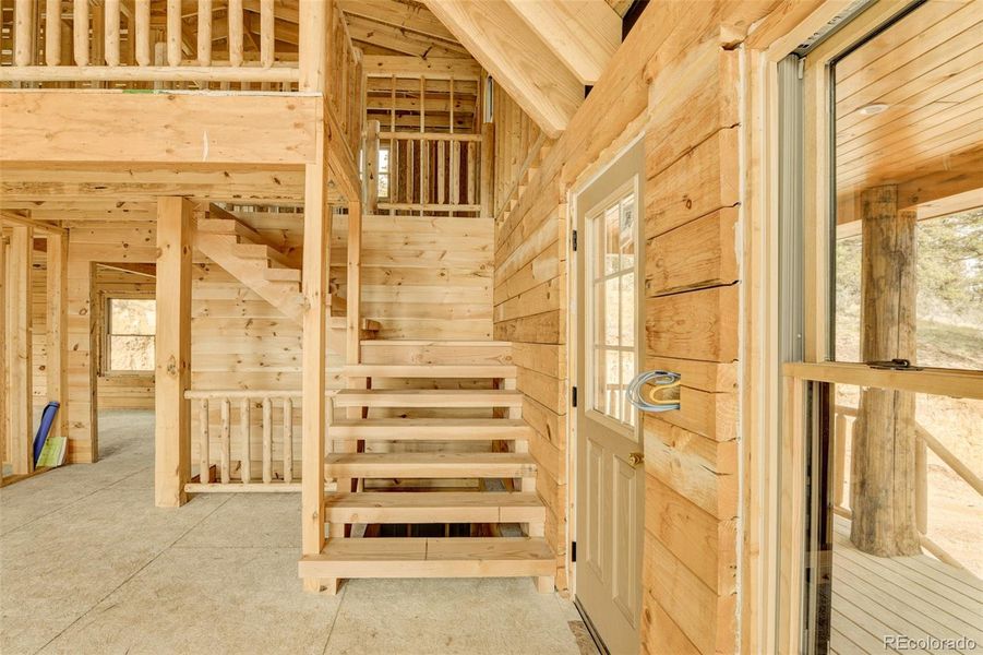 Douglas Fir Solid Stairs Douglas Fir Solid Stairs