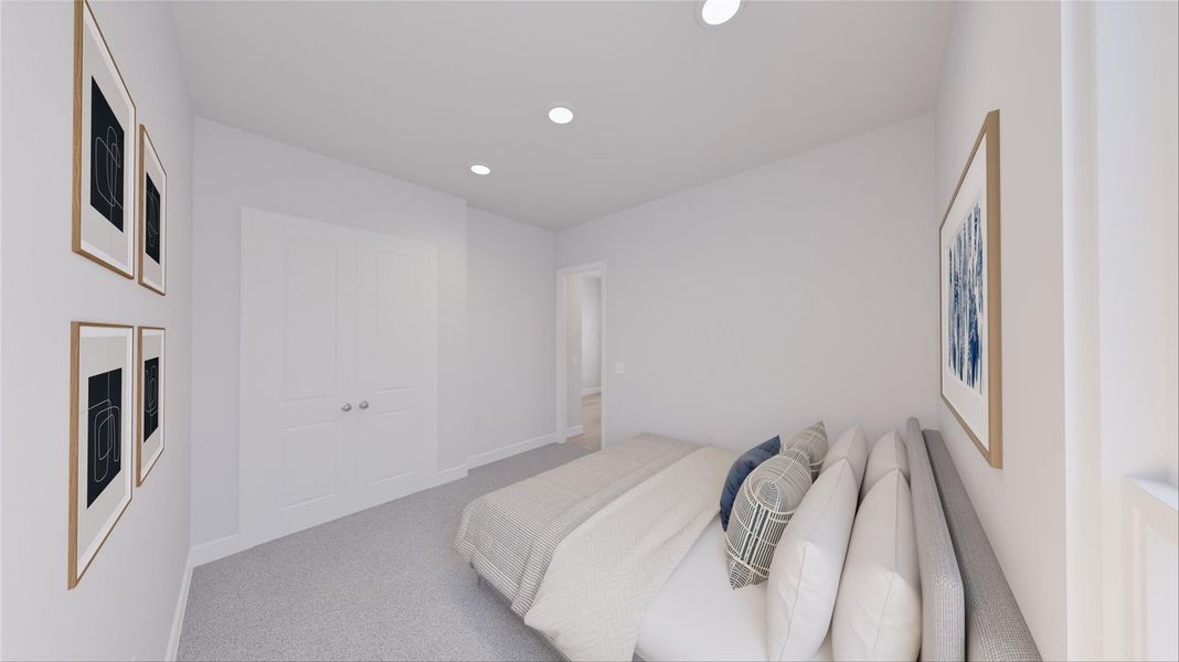 Furnished interior view inside a new home in Oakberry Trails, Waller (Image 19).