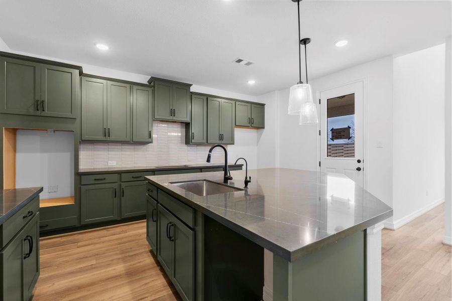 Furnished interior view inside a new home in Austin Point, Richmond (Image 9).