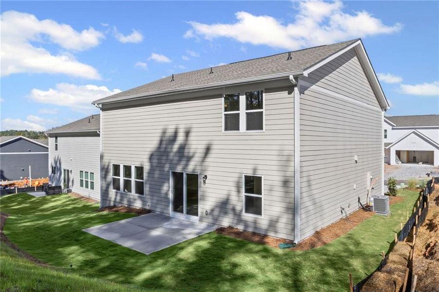 Exterior details and patio area of a home in Sage Woods, Dallas (Image 27).