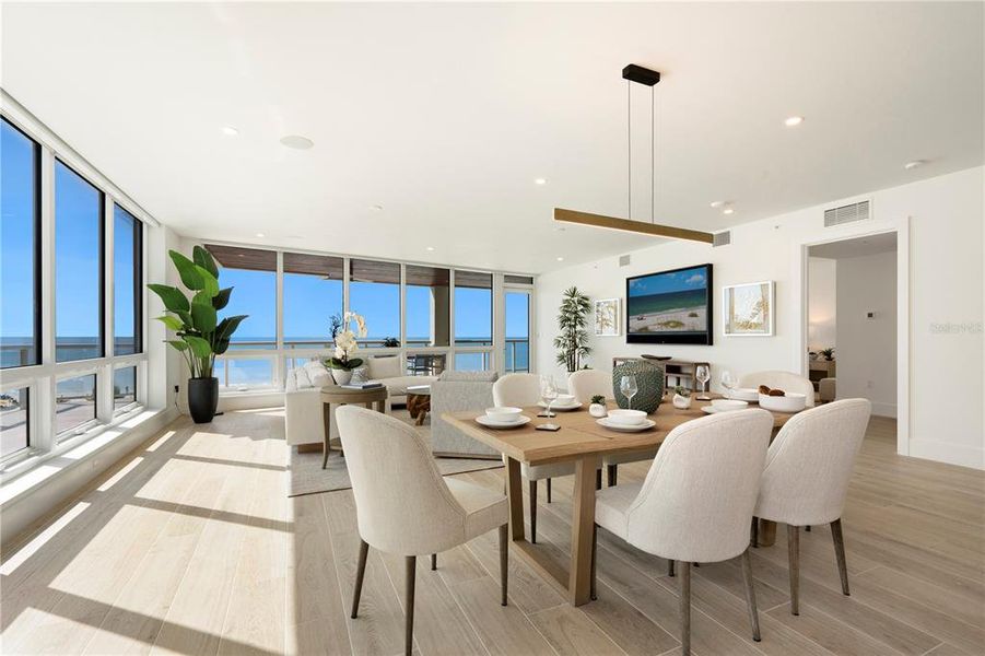 Furnished interior view inside a new home in , Sarasota (Image 32).