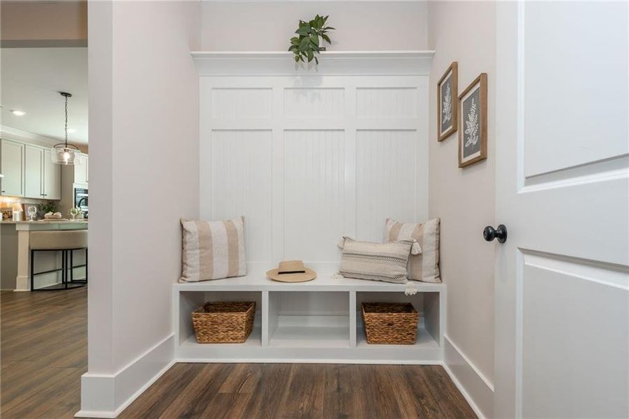 Furnished interior view inside a new home in , Flowery Branch (Image 17). Furnished interior view inside a new home in , Flowery Branch (Image 17).