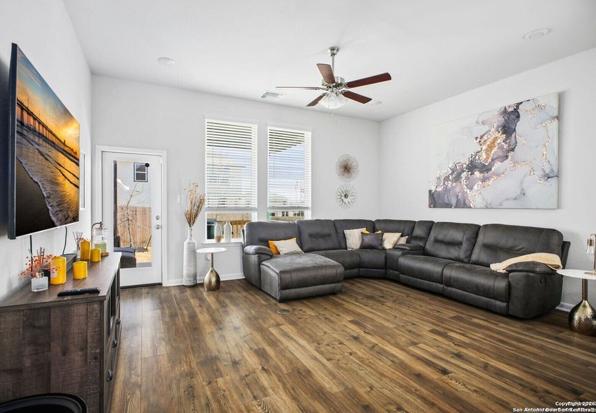 Furnished interior view inside a new home in Bricewood, San Antonio (Image 5).