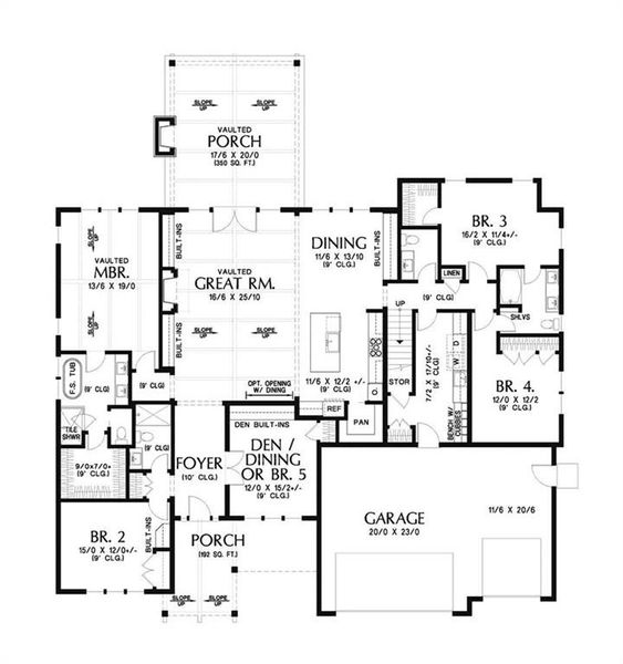 2D floor plan layout of this home in , Clermont, GA (Image 3).