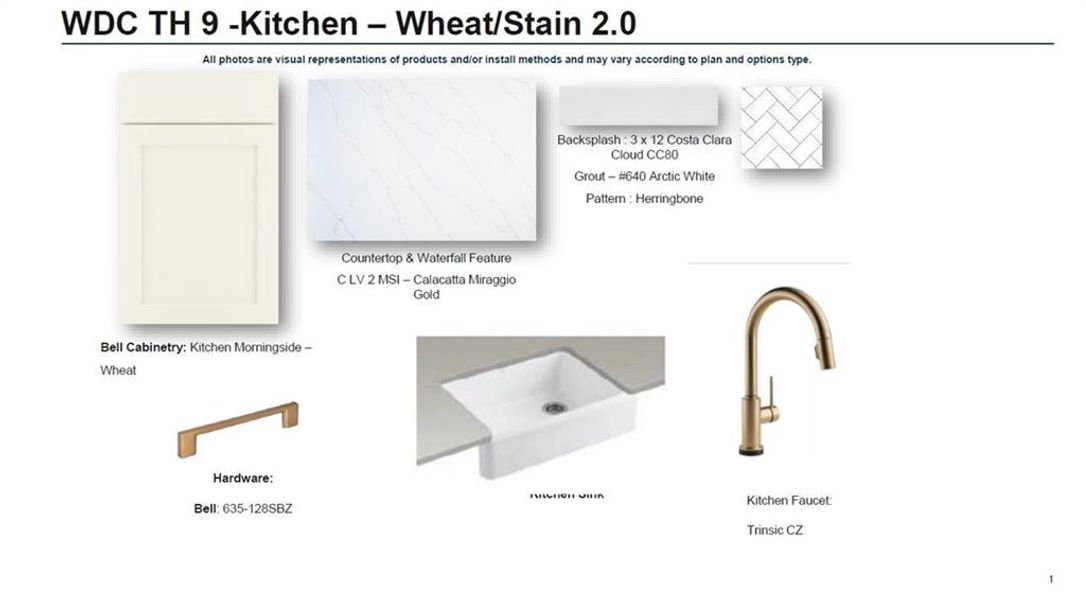 Sample of building materials used in homes in Ward's Crossing Townhomes, Johns Creek (Image 38).