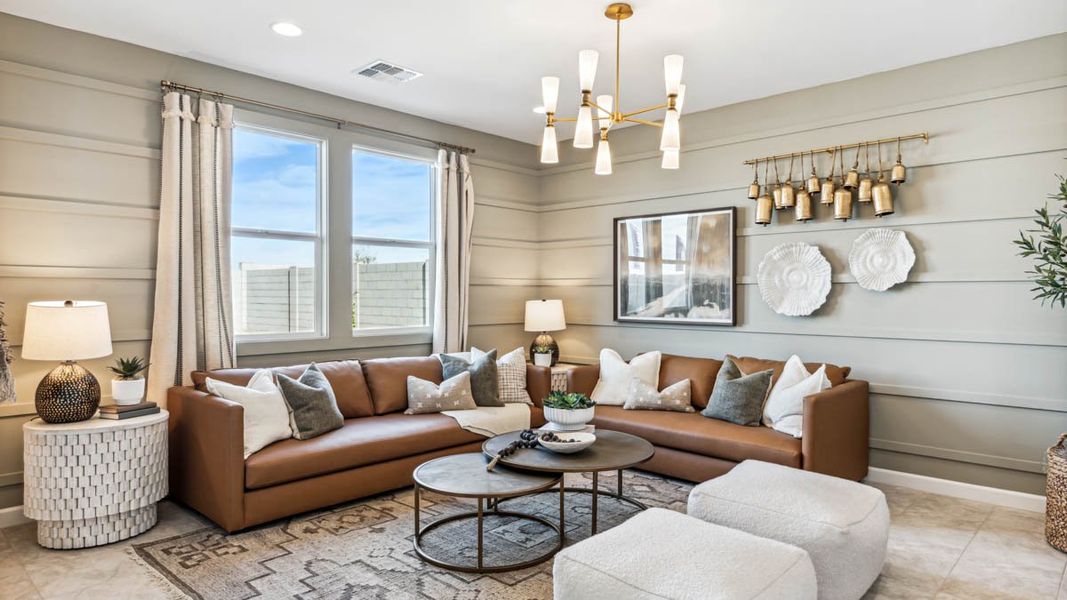 Furnished interior view inside a new home in Barnett Village, Marana (Image 9).