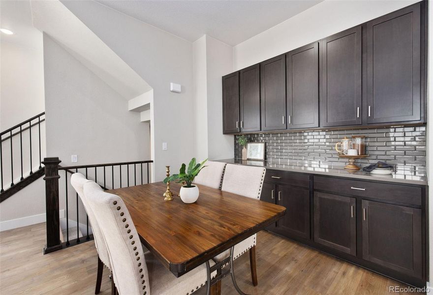Furnished interior view inside a new home in Trailside on Harmony, Timnath (Image 17).