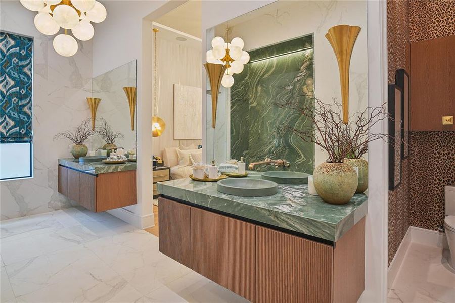 Furnished interior view inside a new home in , Southlake (Image 17).