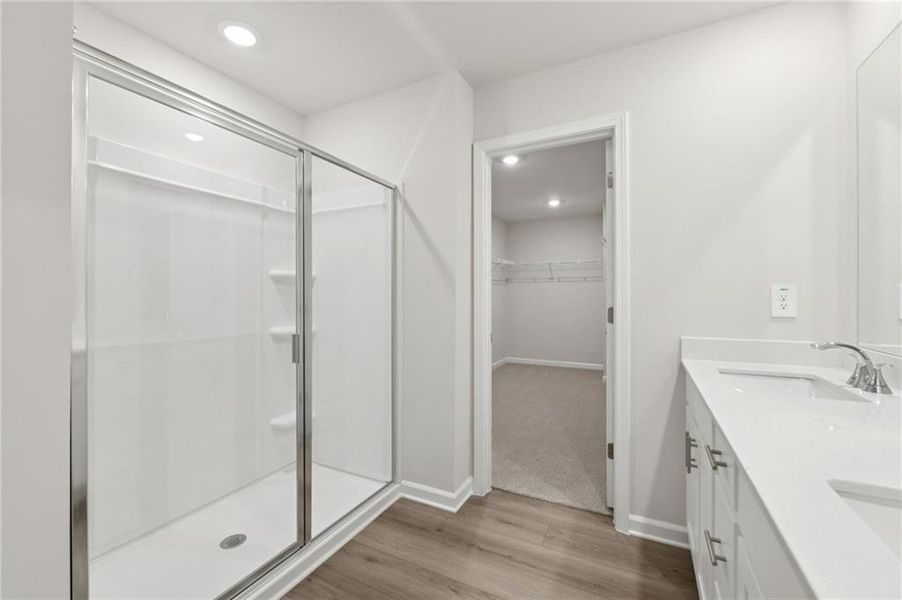 Spacious, unfurnished interior of a new home in Preserve at Mountain Creek, Pendergrass (Image 32). Spacious, unfurnished interior of a new home in Preserve at Mountain Creek, Pendergrass (Image 32).