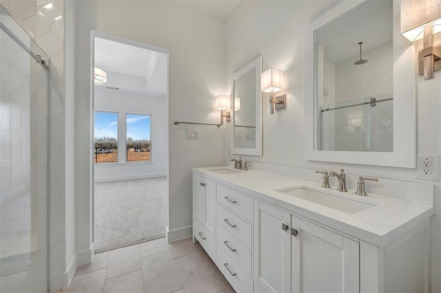 Furnished interior view inside a new home in Heath Golf & Yacht Villas, Heath (Image 15).