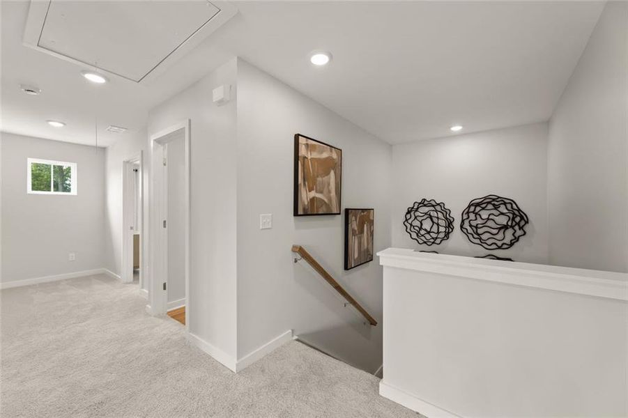 Furnished interior view inside a new home in Oak Grove Glen, Snellville (Image 21).