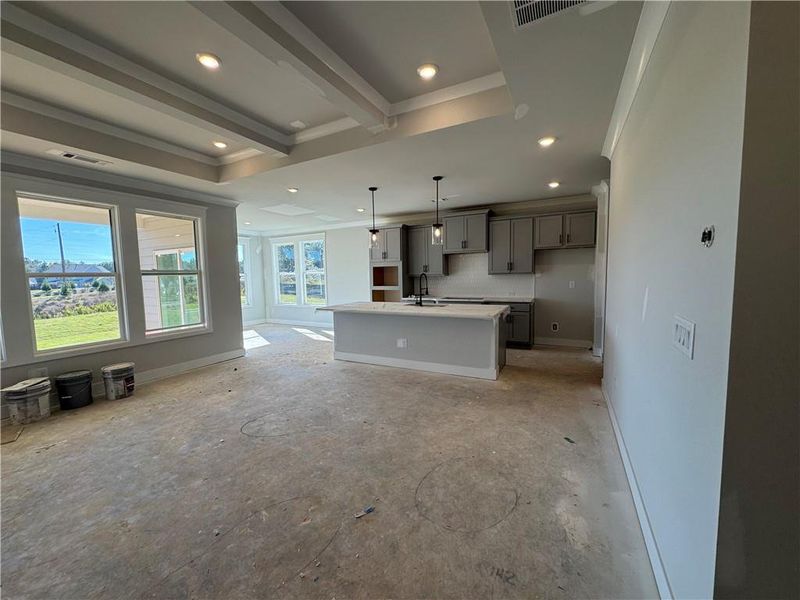 In-progress construction of a new home in Rosewood Lake Preserve, Hoschton, GA (Image 14).