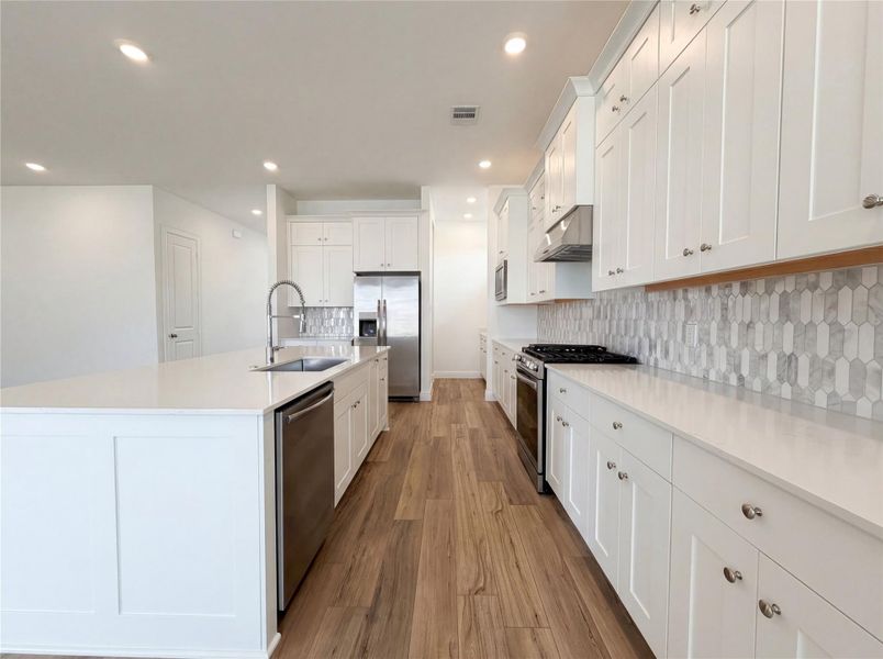 Furnished interior view inside a new home in The Highlands, Porter (Image 6).