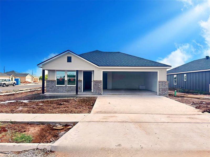 Exterior details and patio area of a home in , Abilene (Image 2). Exterior details and patio area of a home in , Abilene (Image 2).
