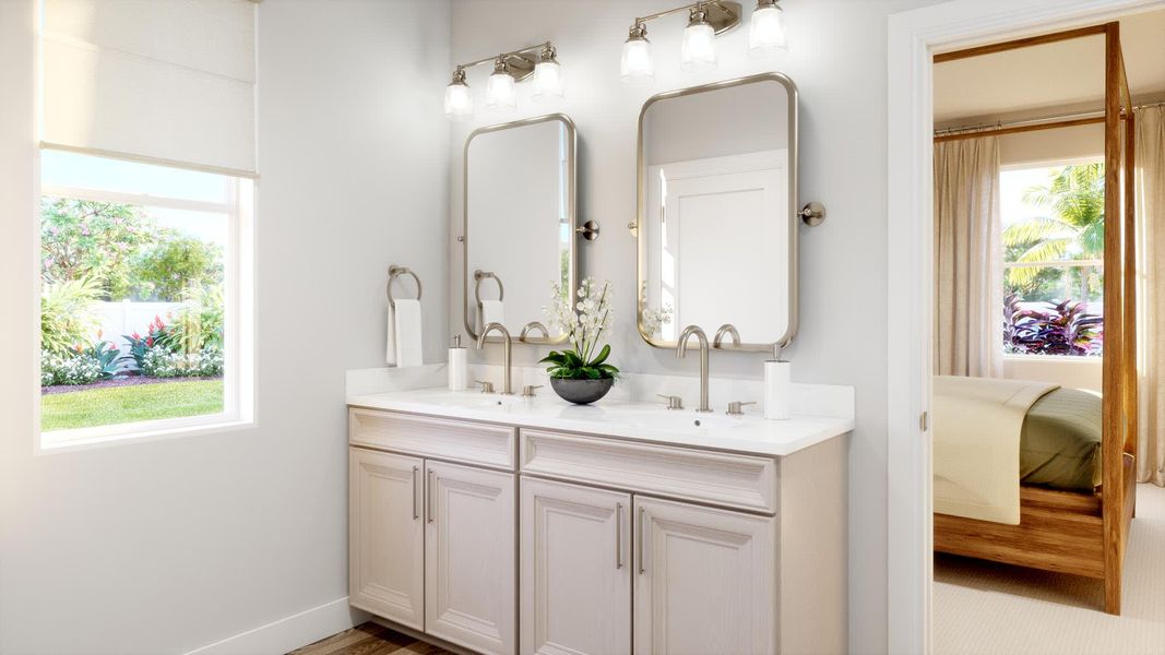 Primary Bath - Wellington at Brack Ranch in St. Cloud, FL by Landsea Homes