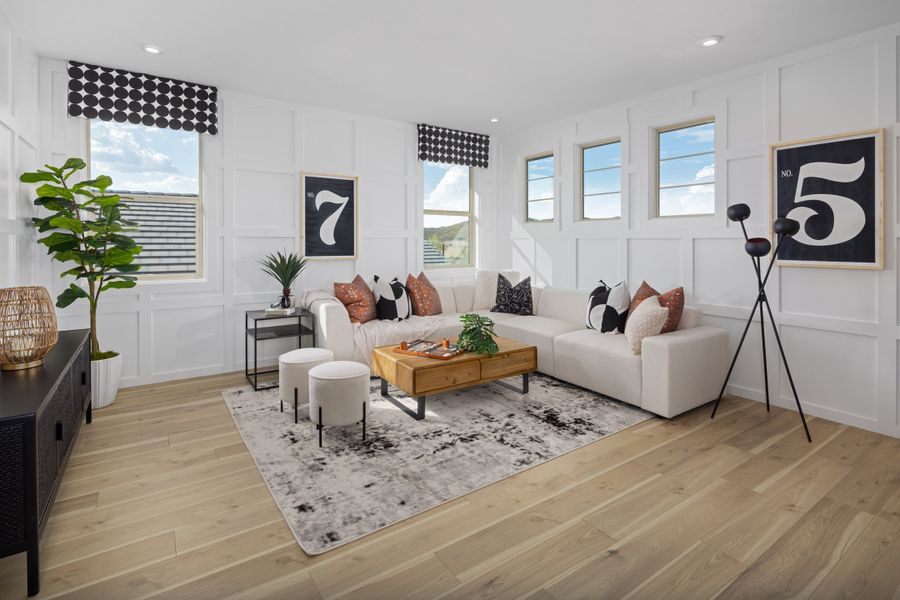 Representative furnished interior of a home built from the Geneva by Beazer Homes in Highpointe at Northpointe, Peoria (Image 6).