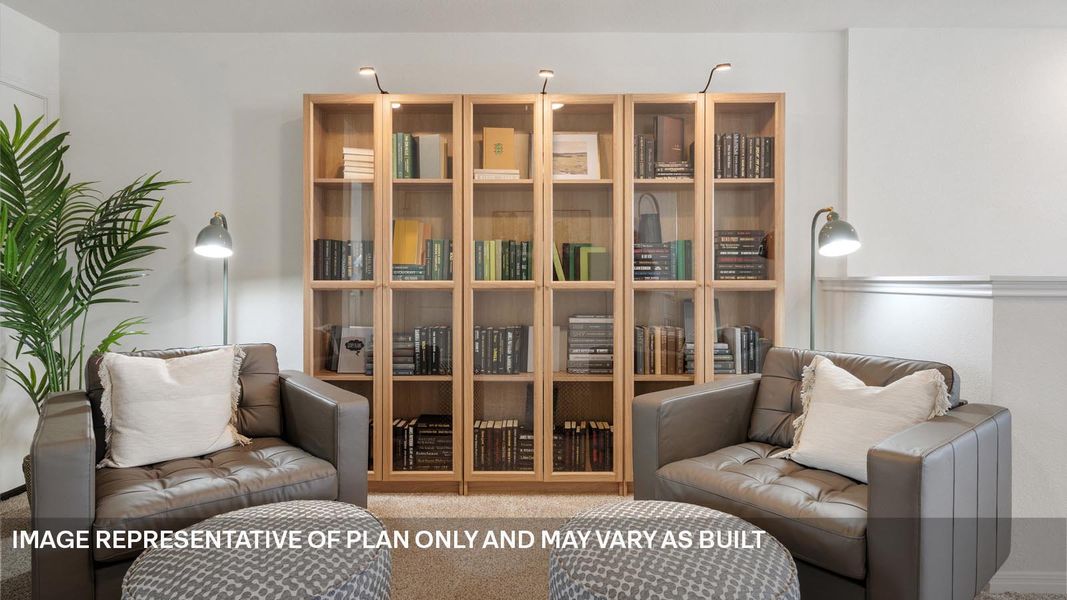 Furnished interior view inside a new home in Avery Centre, Round Rock (Image 27).