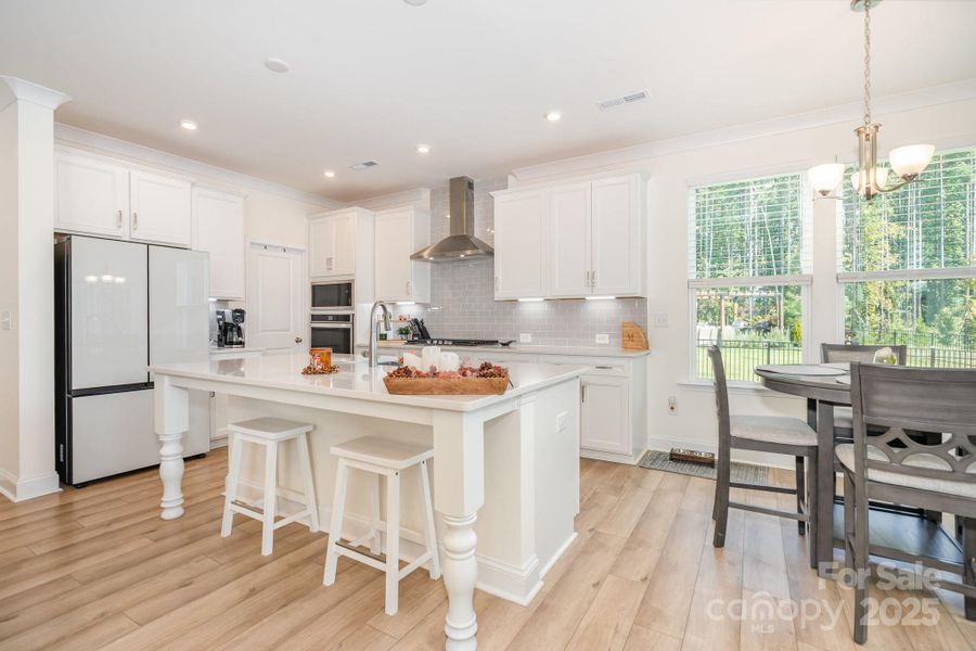 Furnished interior view inside a new home in , Clover (Image 28).