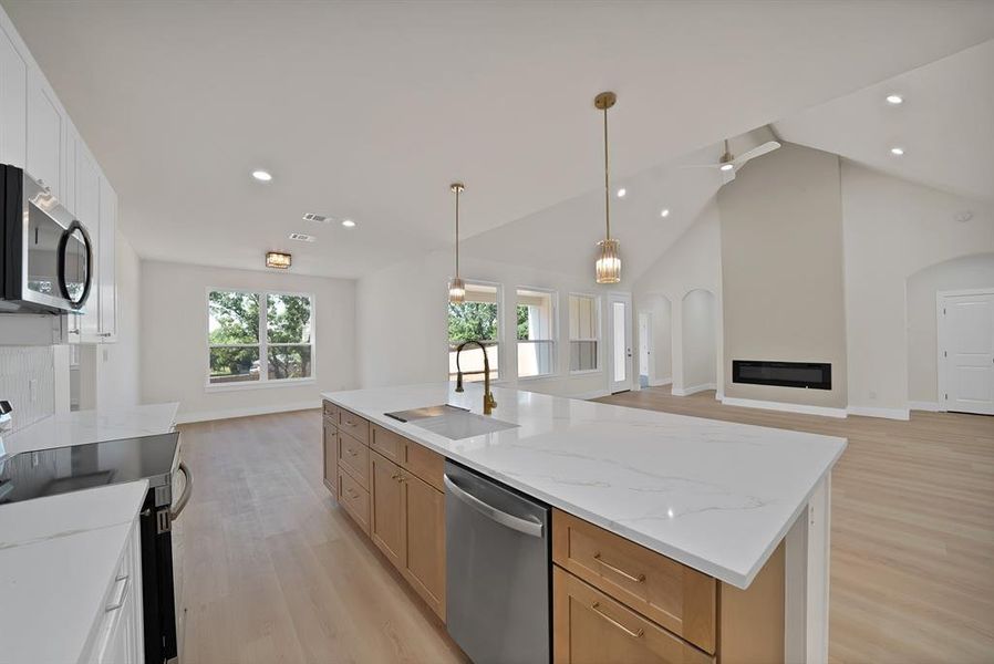 Furnished interior view inside a new home in , Joshua (Image 12).
