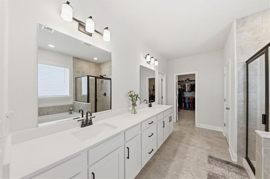 Furnished interior view inside a new home in Falls Creek, Flowery Branch (Image 50).