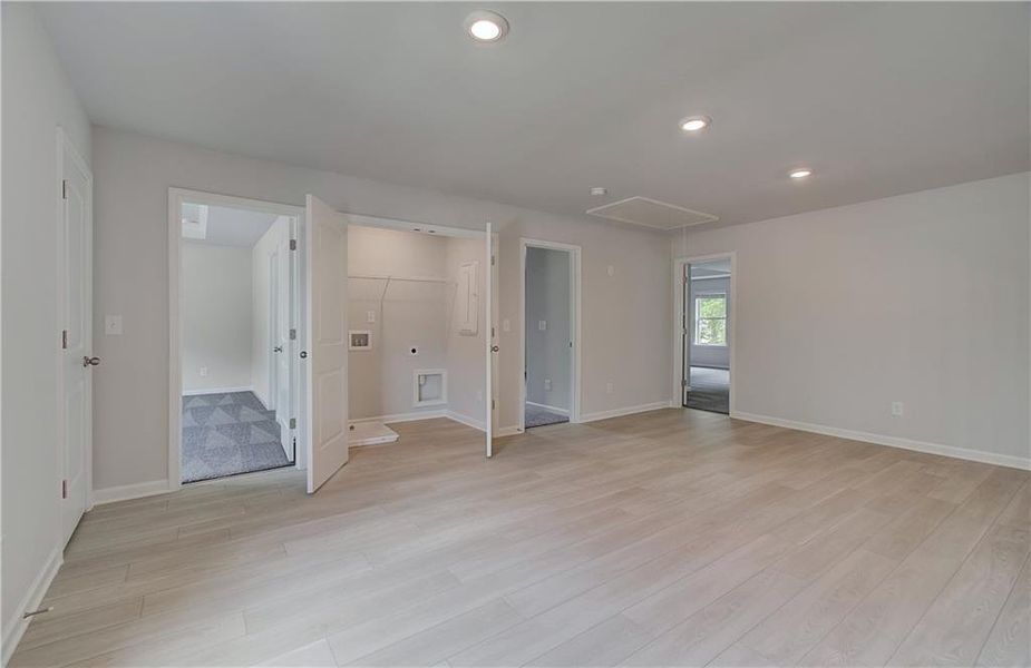 Spacious, unfurnished interior of a new home in Cambria at Traditions, Hampton (Image 29).