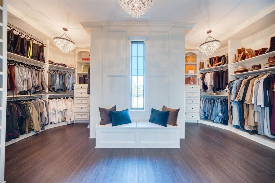 Primary custom closet