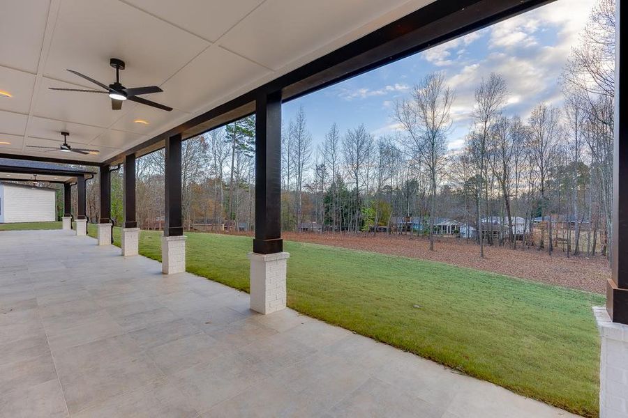 Exterior details and patio area of a home in , Buford (Image 3).