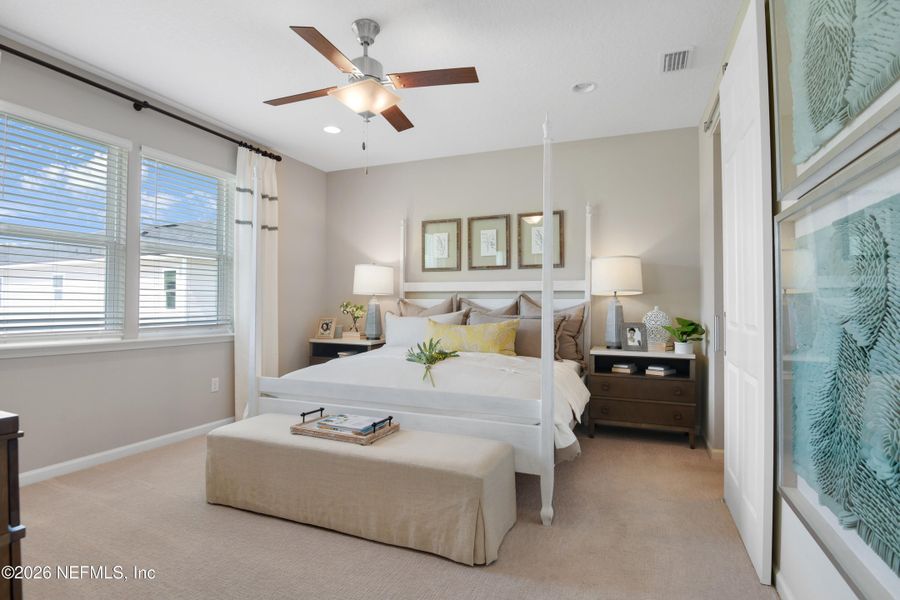 Furnished interior view inside a new home in Irongate, Jacksonville (Image 7). Furnished interior view inside a new home in Irongate, Jacksonville (Image 7).