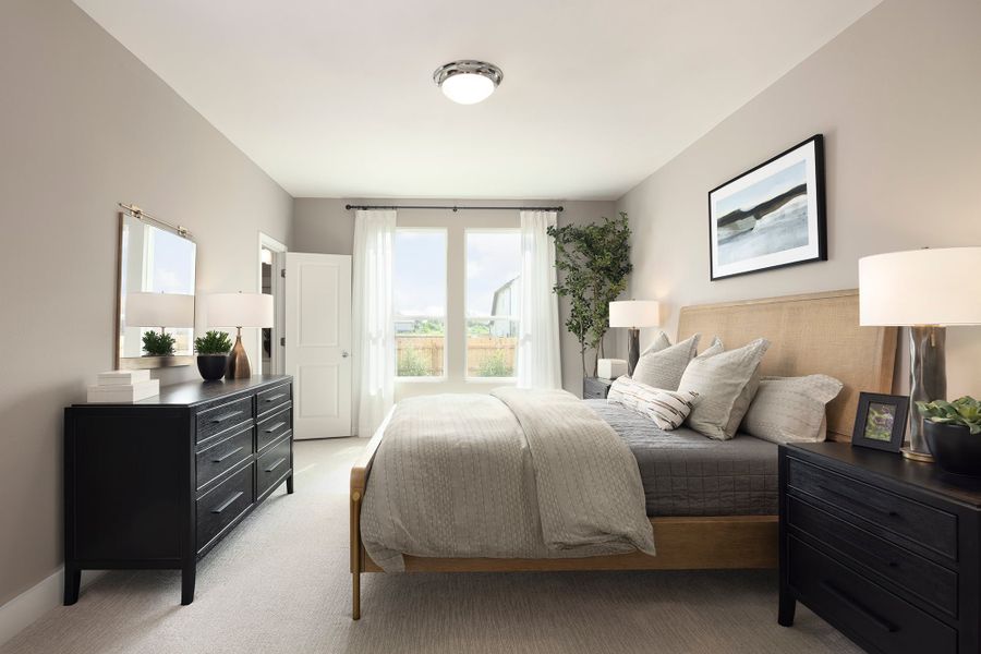 Representative furnished interior of a home built from the 3554 by Risewell Homes in Parkton Square, Kyle (Image 13).