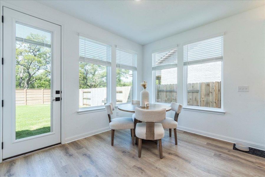 Furnished interior view inside a new home in , Kyle (Image 6).
