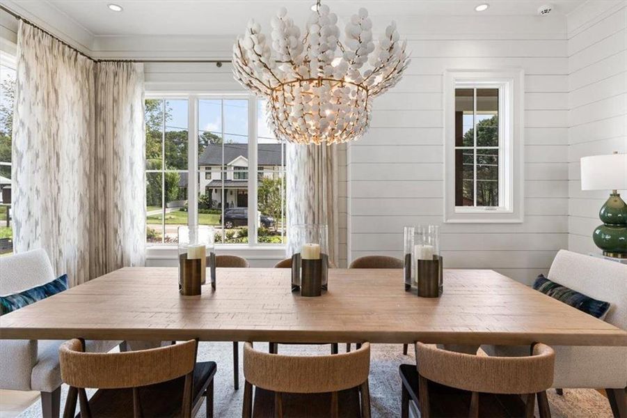Furnished interior view inside a new home in , Roswell (Image 45).