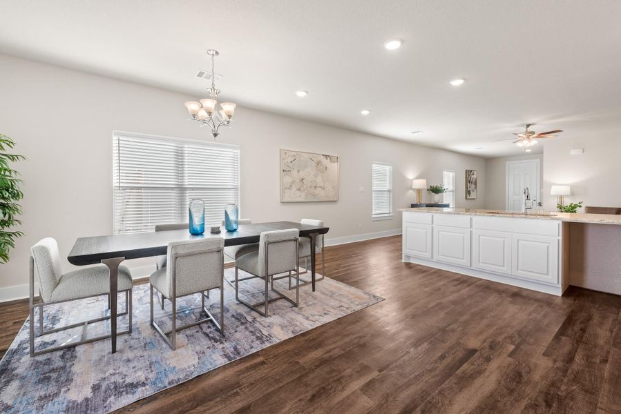Furnished interior view inside a new home in , College Station (Image 11).