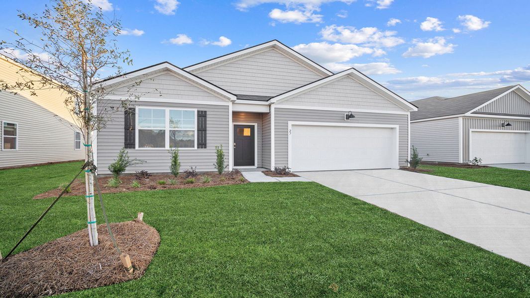Exterior details and patio area of a home in The Retreat at East Argent, Ridgeland (Image 3).