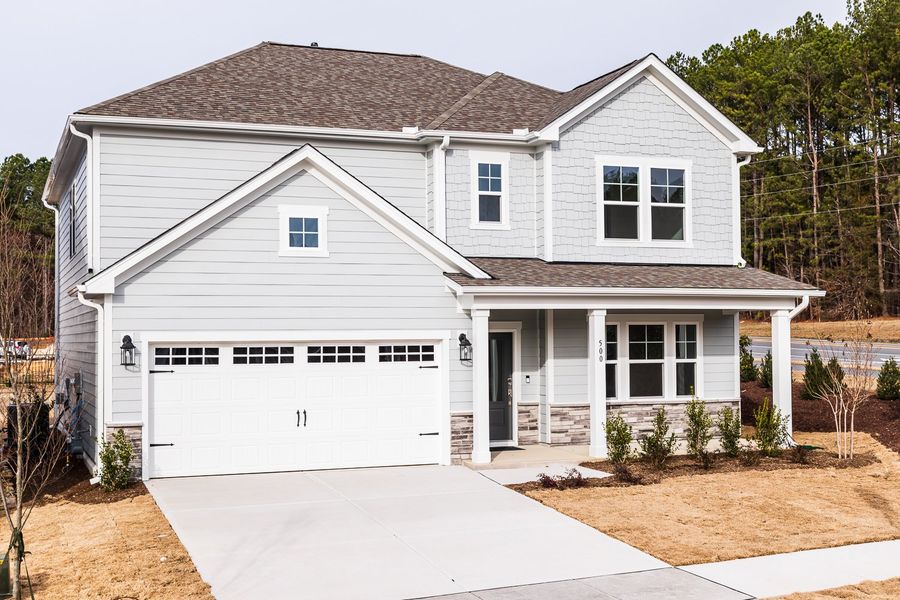 Representative exterior photo of a completed home built from the Ashford by Taylor Morrison in Hickory Grove, Sanford, NC (Image 23).