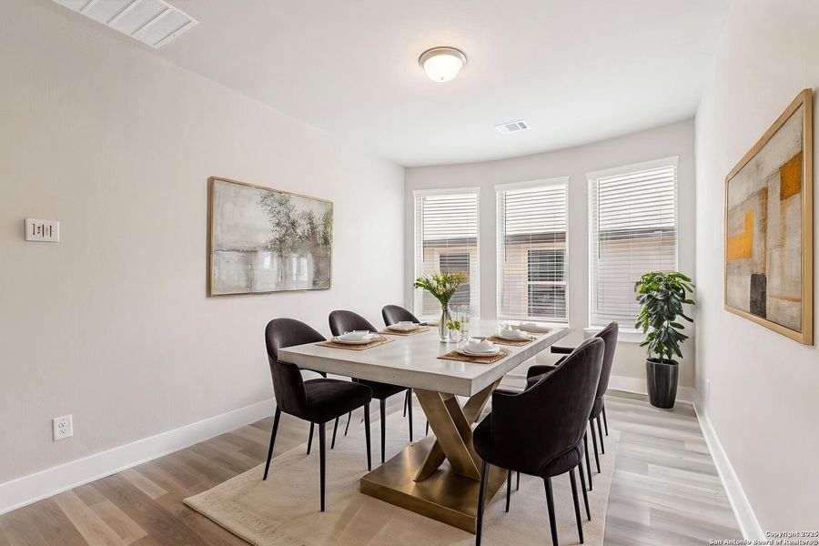 Furnished interior view inside a new home in Catalina, Converse (Image 12).