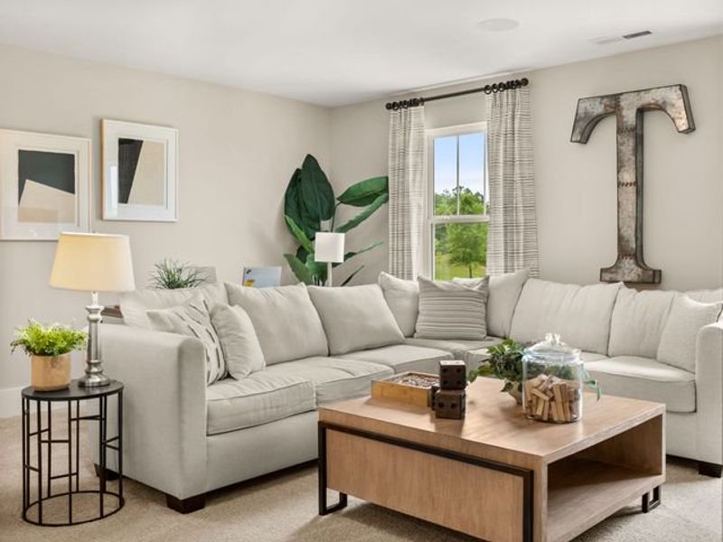 Representative furnished interior of a home built from the Ava by True Homes in Benson Village, Benson (Image 3).
