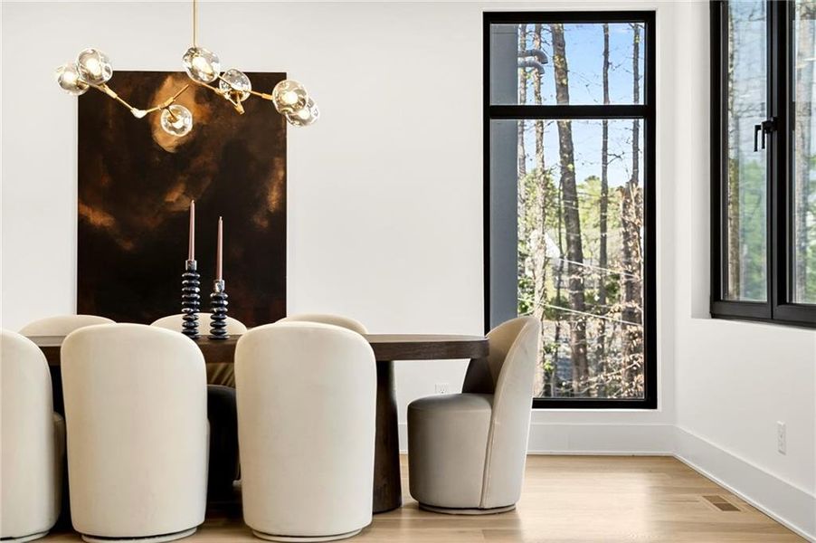 Furnished interior view inside a new home in , Atlanta (Image 14).