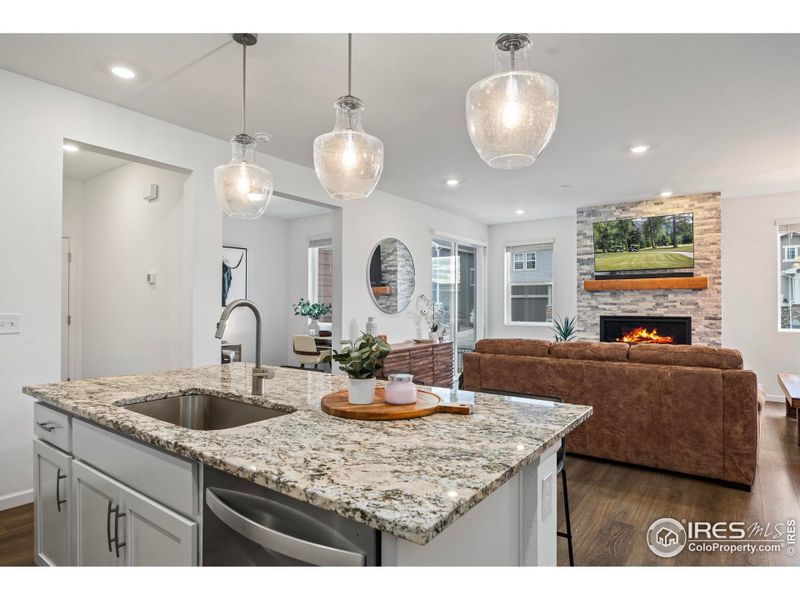 Furnished interior view inside a new home in , Fort Collins (Image 23).