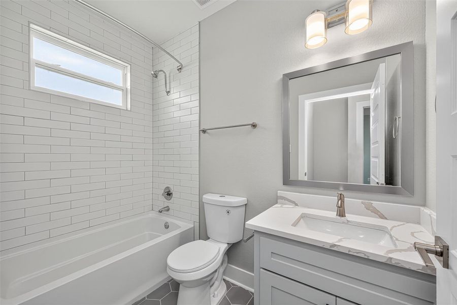 Furnished interior view inside a new home in , Cleveland (Image 6).