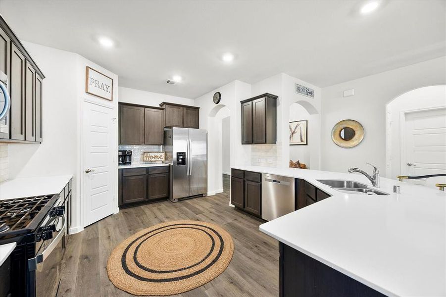 Beautifully detailed kitchen will make your chef smile!