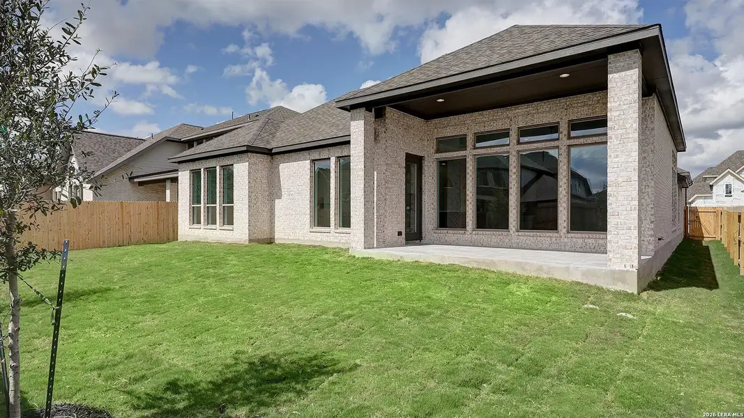 Exterior details and patio area of a home in Kallison Ranch, San Antonio (Image 19). Exterior details and patio area of a home in Kallison Ranch, San Antonio (Image 19).