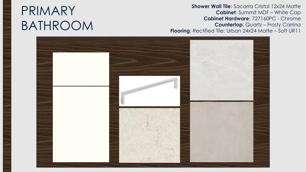 Sample of building materials used in homes in Apex at Avenir, Palm Beach Gardens (Image 5).