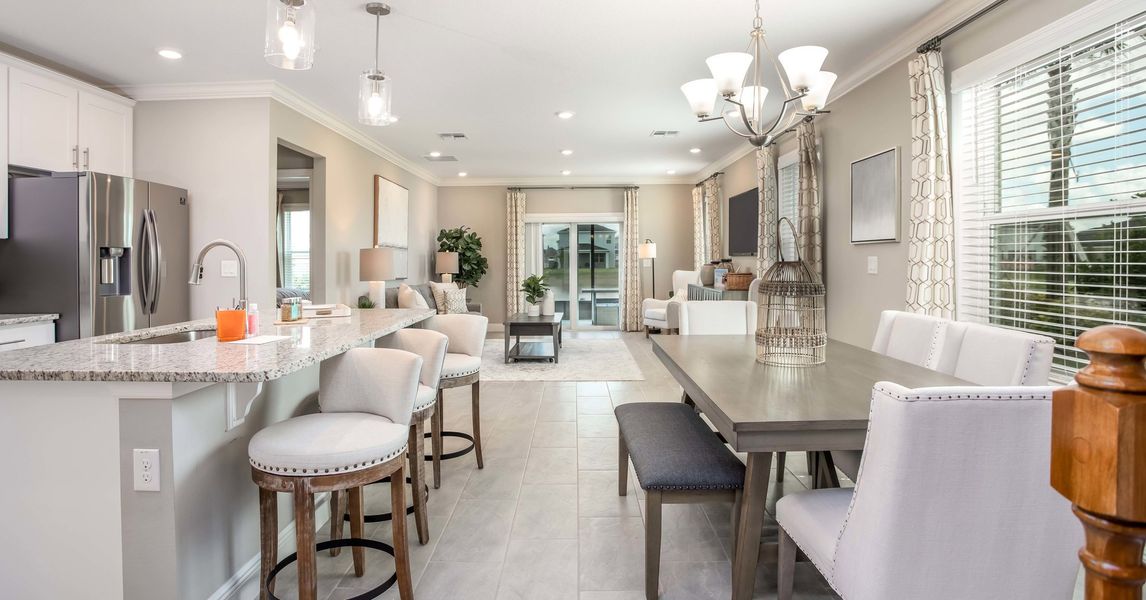 Representative furnished interior of a home built from the Lexington by Maronda Homes in Lake County Communities, Mount Plymouth (Image 46).