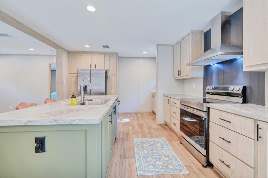 Furnished interior view inside a new home in , Cross (Image 28).