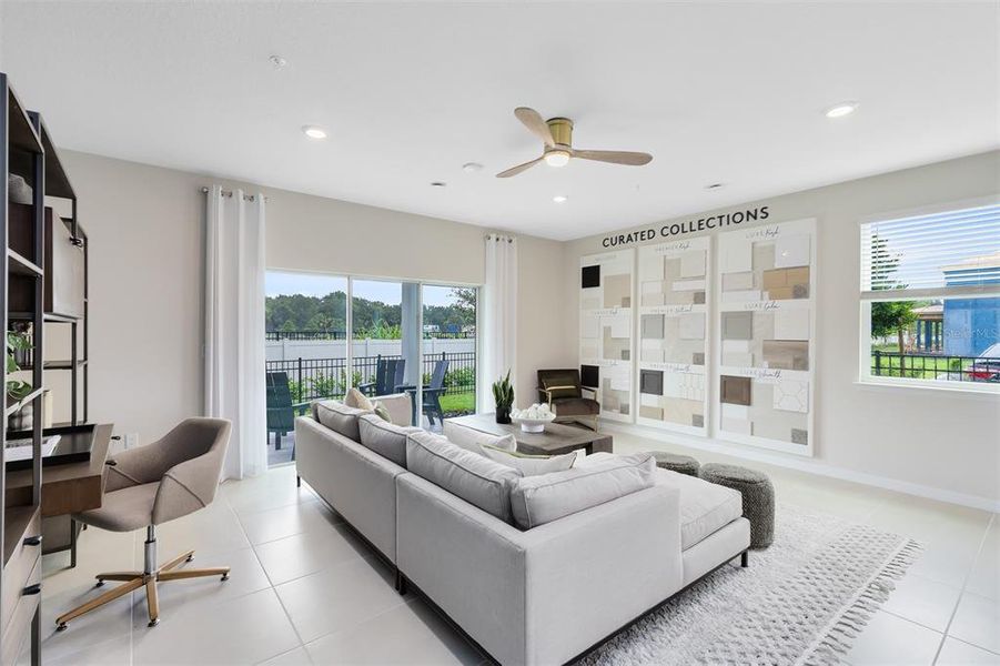 Furnished interior view inside a new home in Skylar Crest, Sanford (Image 11).