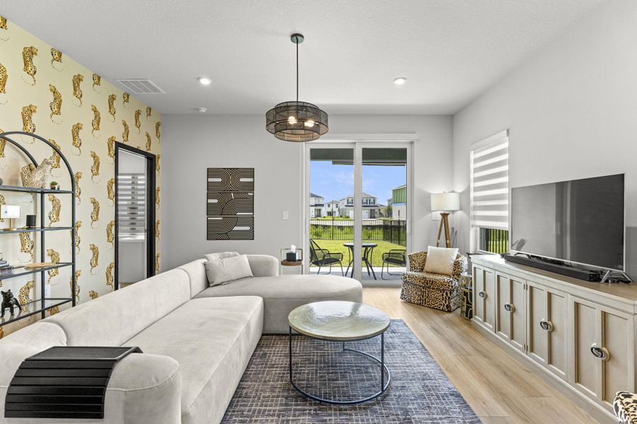 Furnished interior view inside a new home in , Port St. Lucie (Image 14).