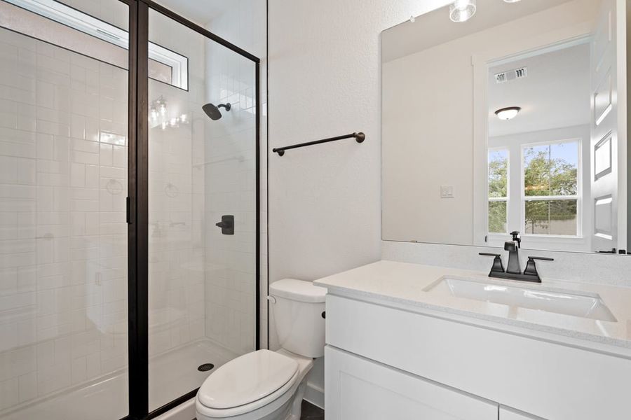 Furnished interior view inside a new home in Park Collection At Wolf Ranch, Georgetown (Image 5). Furnished interior view inside a new home in Park Collection At Wolf Ranch, Georgetown (Image 5).