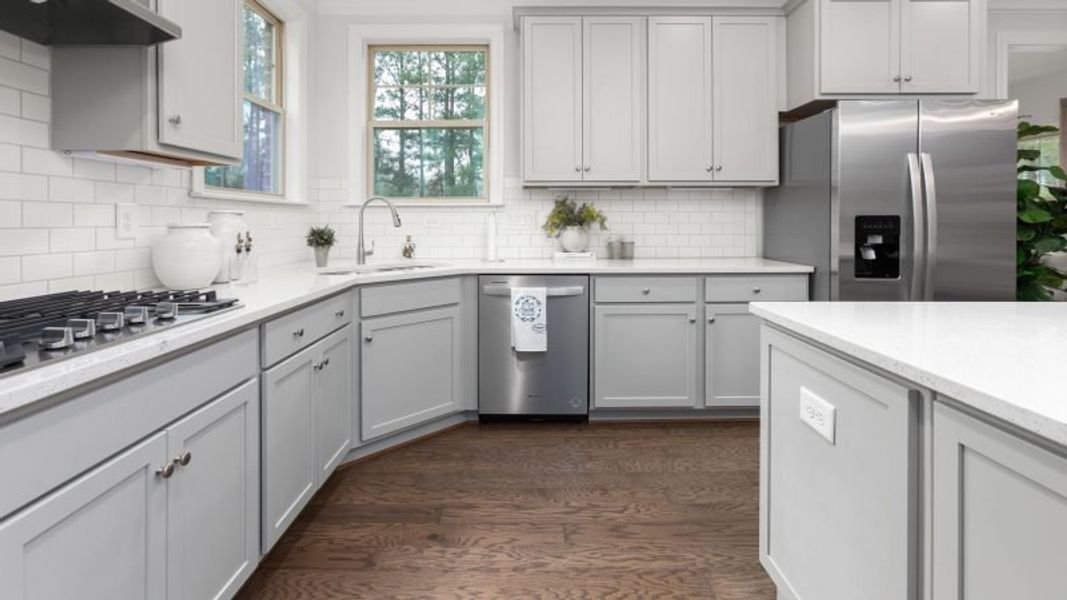 Furnished interior view inside a new home in Preserve at Carriage Cove, Oak Ridge (Image 19).