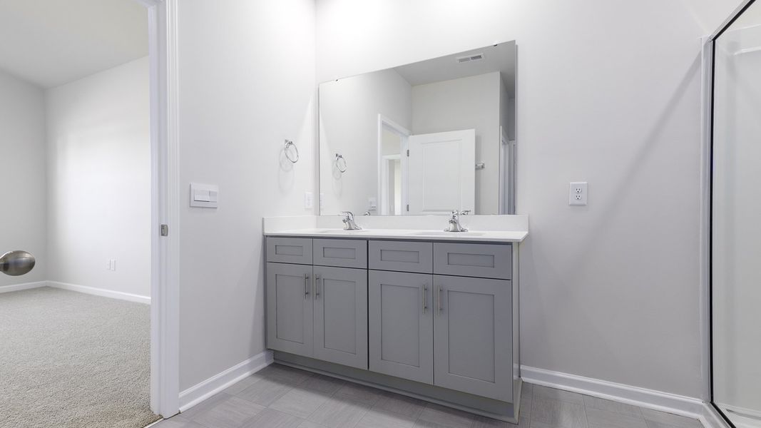 Furnished interior view inside a new home in The Landing at Summerhaven, Mebane (Image 8).